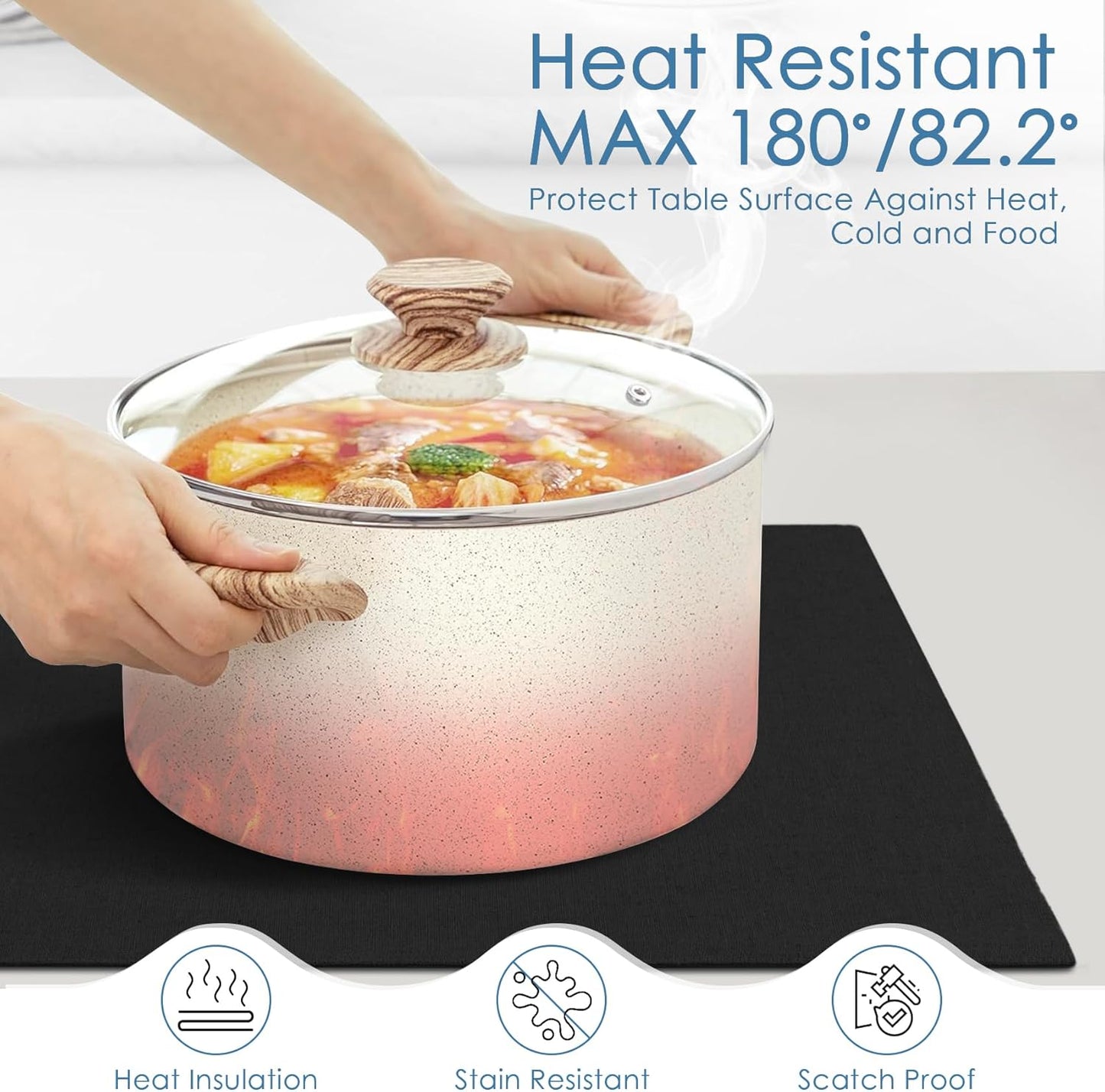 MANSPHIL Fall Gingham Placemats Set of 4 Thanksgiving Fabric Place Mats Autumn Harvest Table Decor - Farmhouse Table Mats for Dining Kitchen Washable Wrinkle Free 13x19 Inch Oeko Tex Placemat