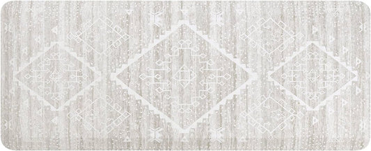 House of Noa Nama Standing Mat – Anti-Fatigue Cushioned Kitchen Mats for Floor | Ergonomic Bounce-Back Foam Kitchen Mats | Anti-Fatigue Mats for Kitchen & Standing | Ula Driftwood | 22"x54"