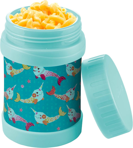 Bentology Insulated 13oz Food Jar for Kids- Hot or Cold Food, Soups, Liquids, Noodles - Wide Mouth Stainless Steel Container & BPA Free, Large Leak Proof thermos for Back to School Lunch Boxes, Bags