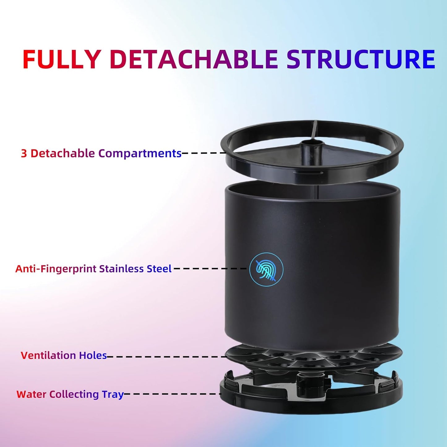 Utensil Holder,360°Rotating Kitchen Utensil Holder For Counter,Cooking Silverware Organizer Stainless Steel Caddy Flatware Spoon Spatula Tool Cutlery Container