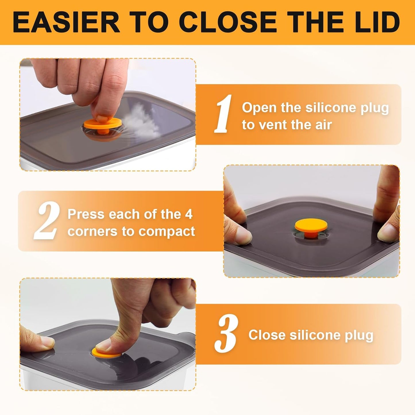 YUPER Stainless Steel Food Storage Containers, Large Meal Prep Container Sets with Lids, BPA Free, Leak Proof & Airtight, Microwave, Dishwasher, Fridge, Freezer & Oven Safe, 3 Pack (84+125+162OZ)