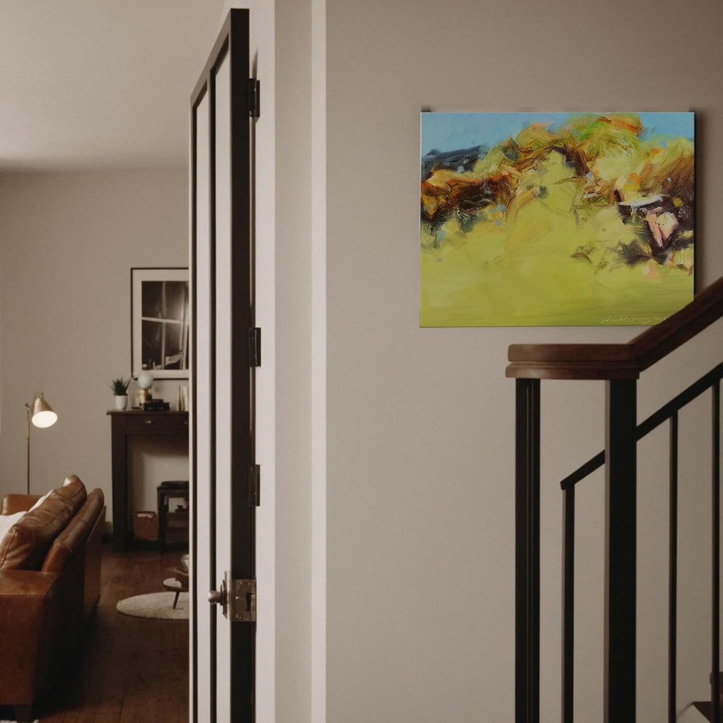 Gloliv Canvas Wall Art – Abstract Wall Decor Painting, Artist-Authorized Reproduction Canvas Prints, Modern Wall Art Decor for Living Room, Bedroom, or Office 16"X12"