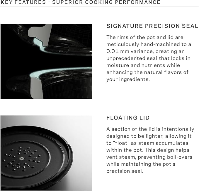 Vermicular Oven Pot 2.0 | Lightweight Enameled Cast Iron Pot | 14cm (1 Qt) | Non-Toxic | Induction-compatible | Dutch Oven | Made in Japan | Deep Ocean Blue