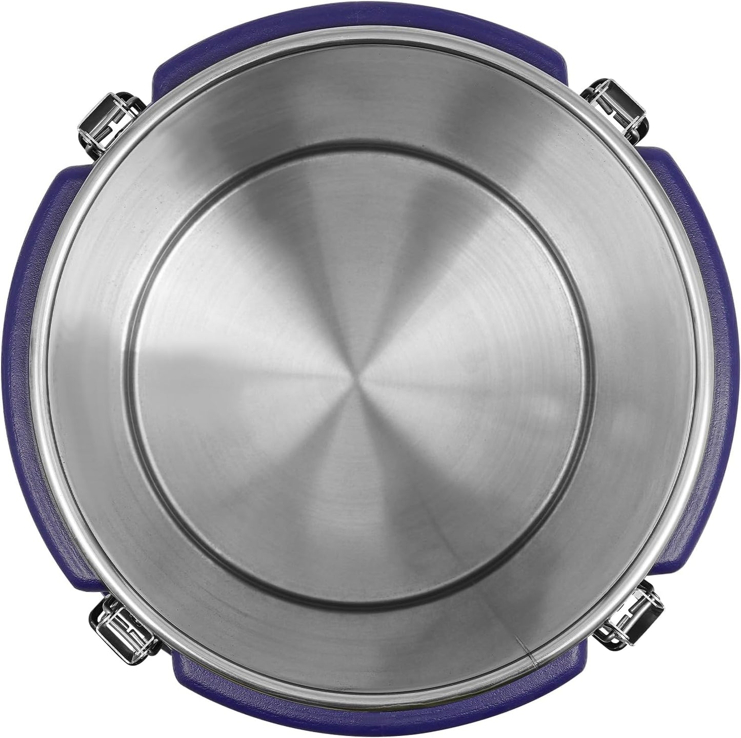 DYNAMI Large Insulated Food Container, Portable Commercial Food Warmer Insulated Soup Container Cold Hot Box for Catering,Stainless Steel Inner Liner, Sealed and Leak-proof (Blue, 9.3 Gal)