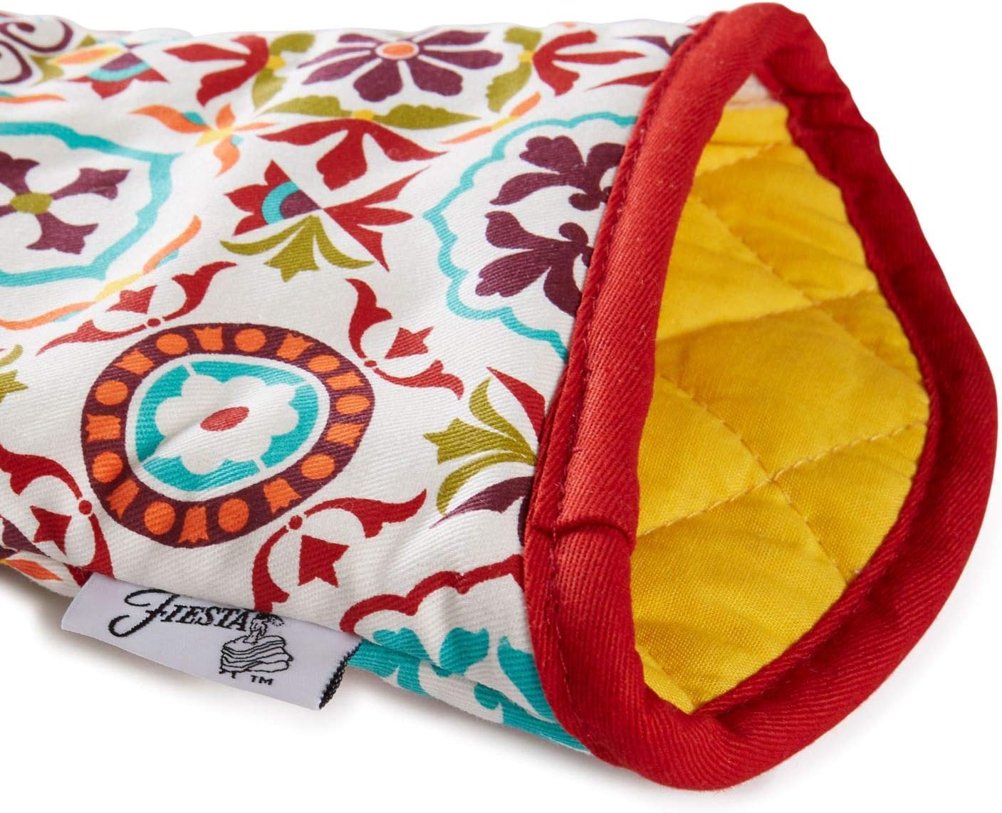 Fiesta Worn Tiles Oven Mitt & Pot Holder, Multi, 2 Piece