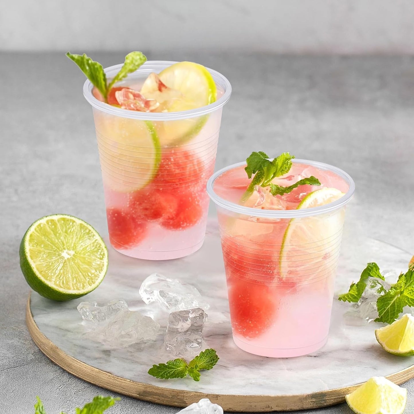 1500 Pack 5 oz Clear Plastic Cups, Small Bathroom Cup Bulk, Disposable Mouthwash Cup, Cold Party Drinking Cups for Picnics, Ceremonies, Events