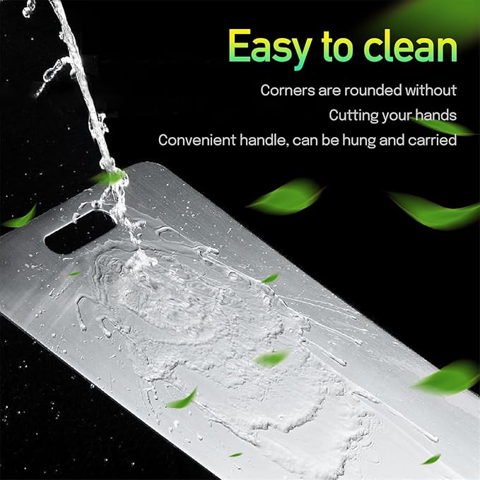 Titanium Cutting Board, Cutting Boards For Kitchen, 2 Pack Double-Sided Food-Grade Titanium Cutting Board For Cutting Meats, Fruits And Vegetables