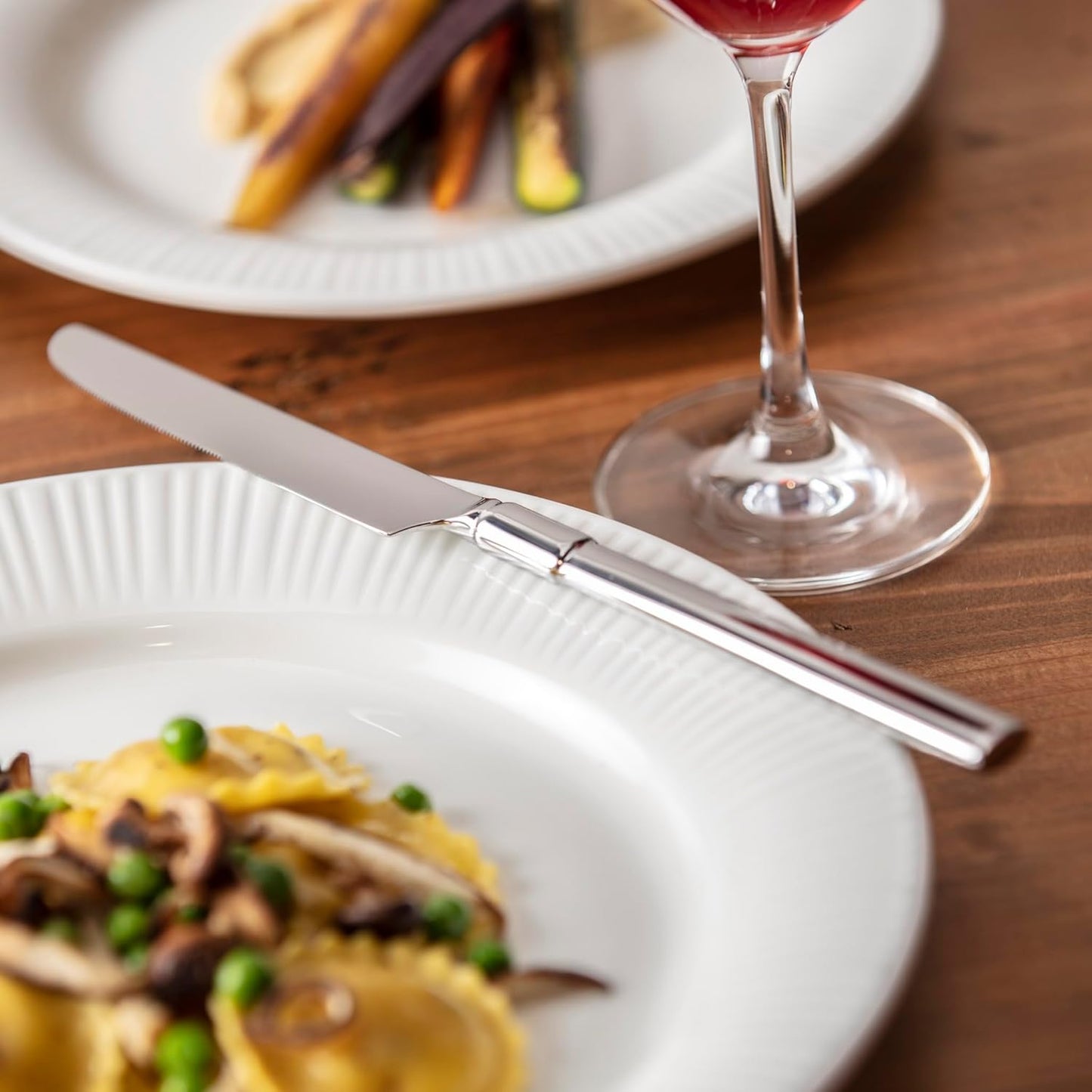 Fortessa Lloyd 18/10 Stainless Steel, 40 Piece Flatware Set (Service for 8), Silver