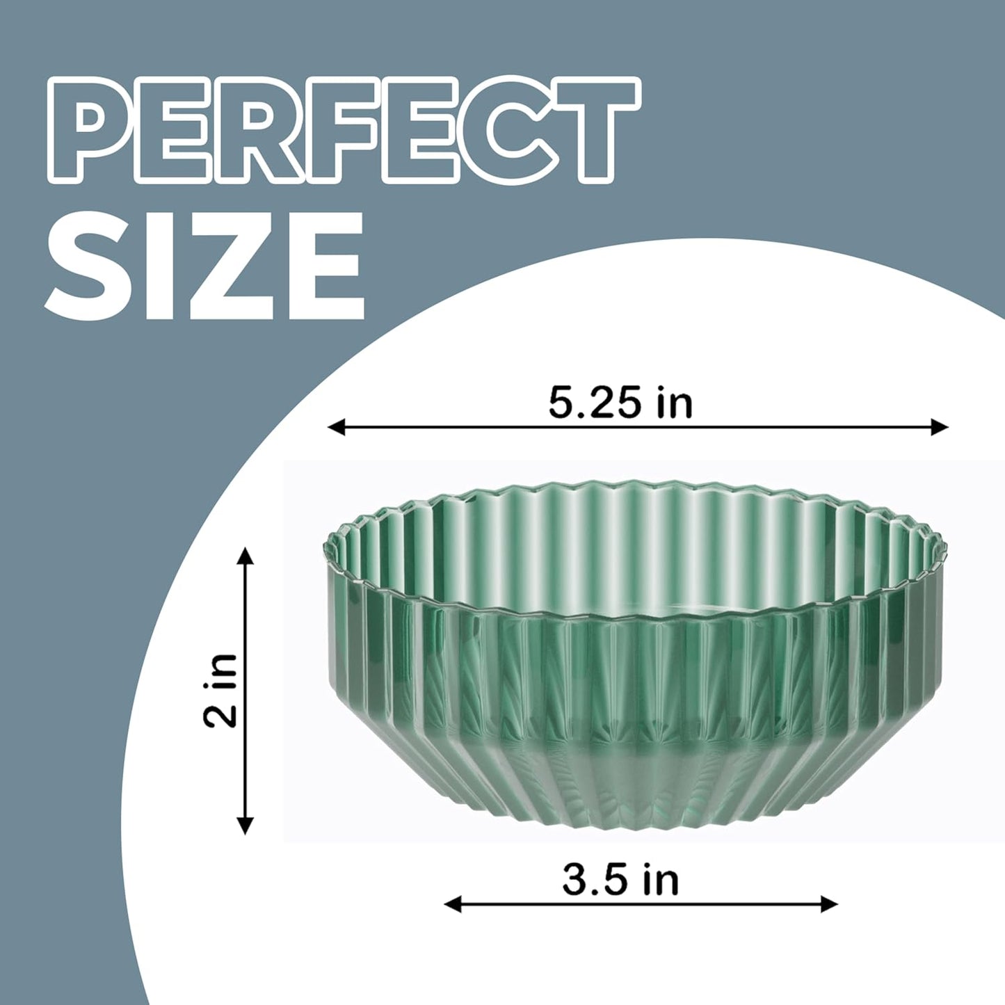 Exquisite Green Plastic Bowls Disposable - 16 Oz - 20 Count - Disposable Soup Bowls - Great for Weddings Parties And Formal Occasions