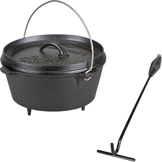 Stansport Pre-Seasoned Cast Iron Dutch Oven