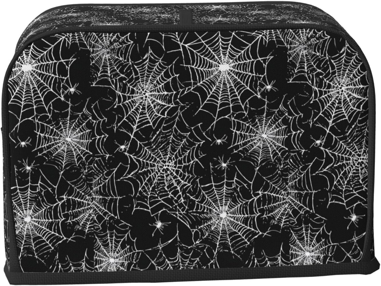 Toaster Cover 2 Slice Halloween Spider Web Pattern Kitchen Small Appliance Covers with Pockets Dust and Fingerprint Protection