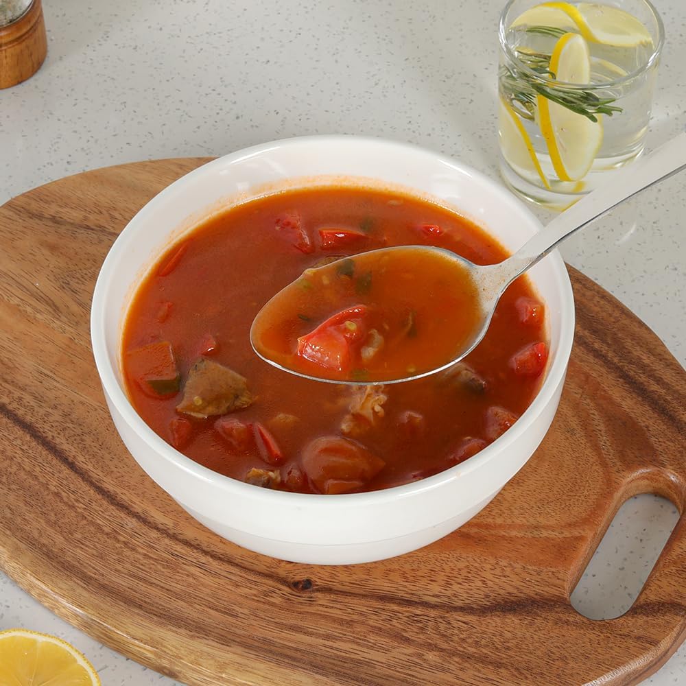 2-Piece,Stainless Steel Serving spoons set with Slotted Spoon.Serving Spoon and Perforated Spoon, kitchen cooking serving utensils set cooking spoon-black