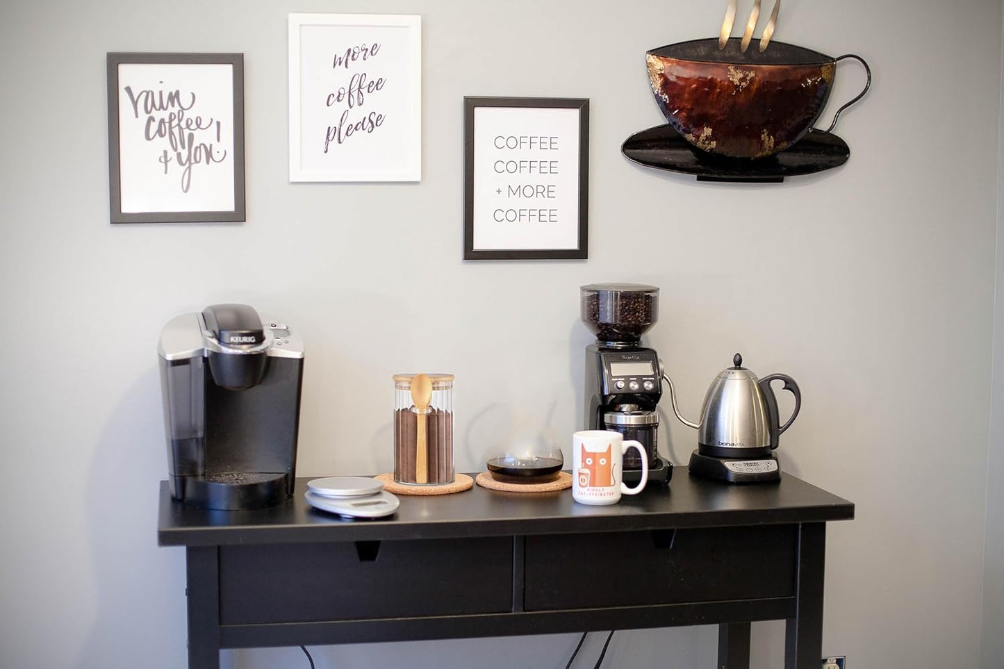 24 FL OZ Airtight Glass Jars with Bamboo Spoons Lids Overnight Oats Container Decorative Coffee Bar Food Storage Jar Cereal Nuts Salts Coffee Tea Flour Sugar Container Spice Jars (2Pack)