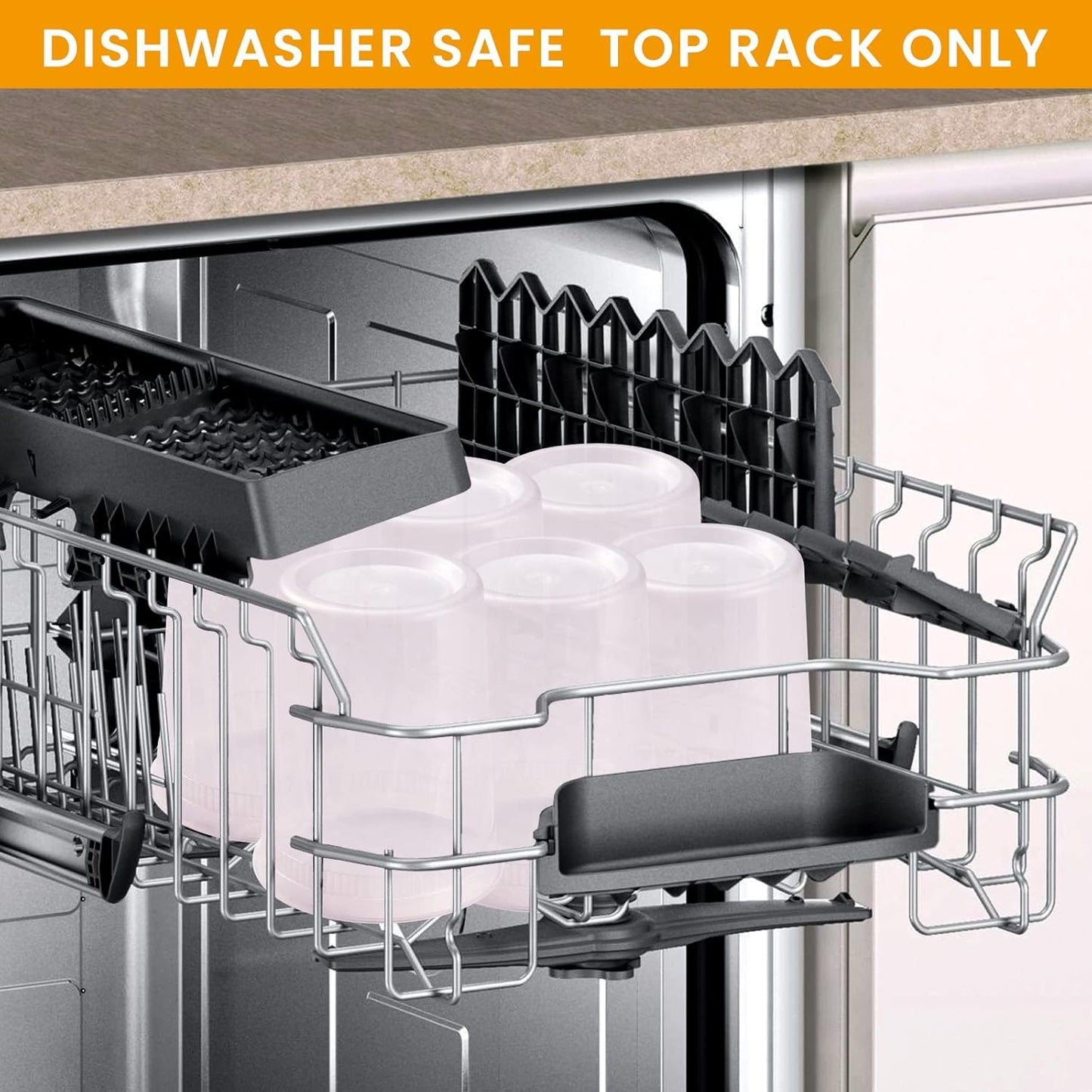 32oz Plastic Deli Food Storage Soup Containers with Airtight Lids, Extra-Thick, Slime, Soup, Leakproof,Stackable,Microwave/Freezer/Dishwasher Safe, BPA Free (24Pack)