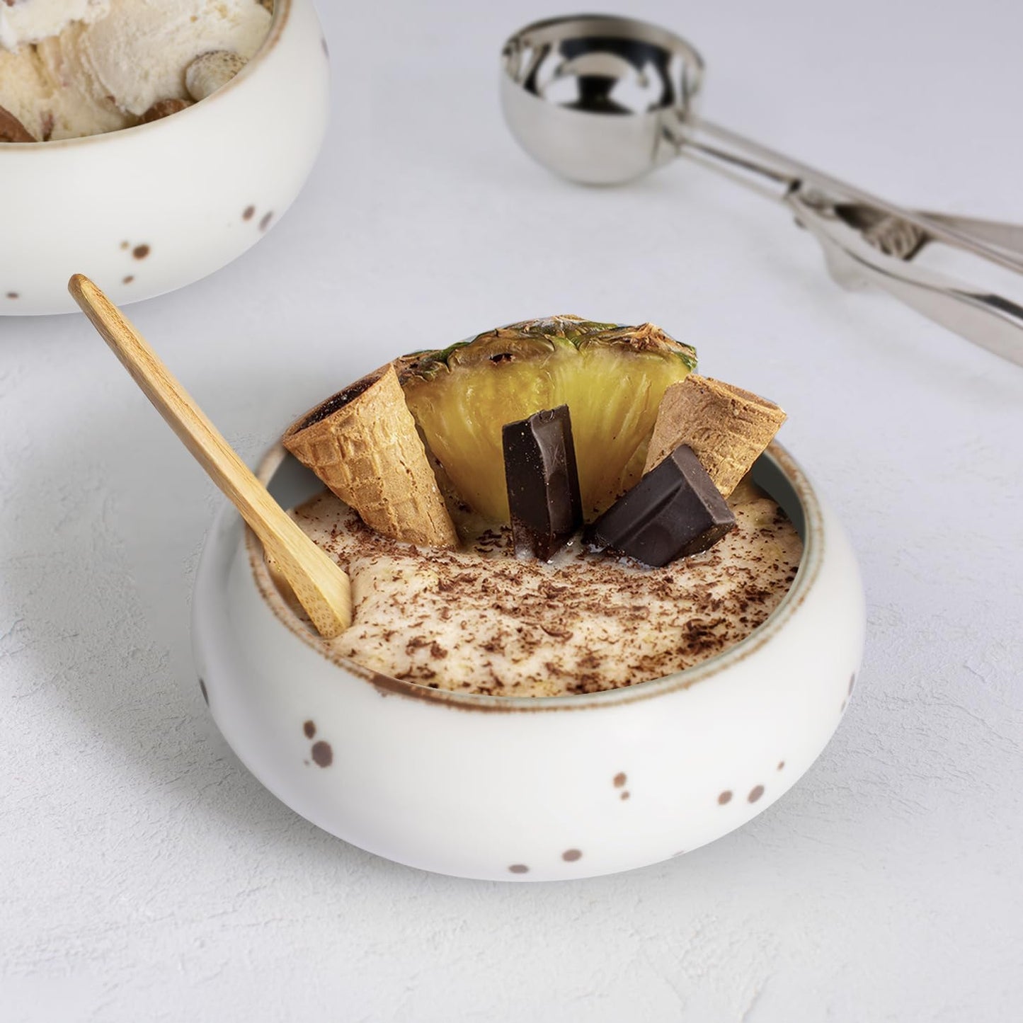 Small Hand Craft Dessert Bowls - 13.5 oz, Set of 6 - Microwave, Oven, Dishwasher Safe, Ice Cream, Soup, Snacks, Rice, Cereal, Chili, Side Dishes Dips, Ideal Gift - Classic Assorted Colors