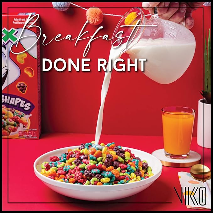 Vikko Pasta Bowls, 8.5 Inch Salad Bowls, White Soup Bowls, Fine Bone China Pasta Bowls, Set of 6, Microwave and Dishwasher Safe