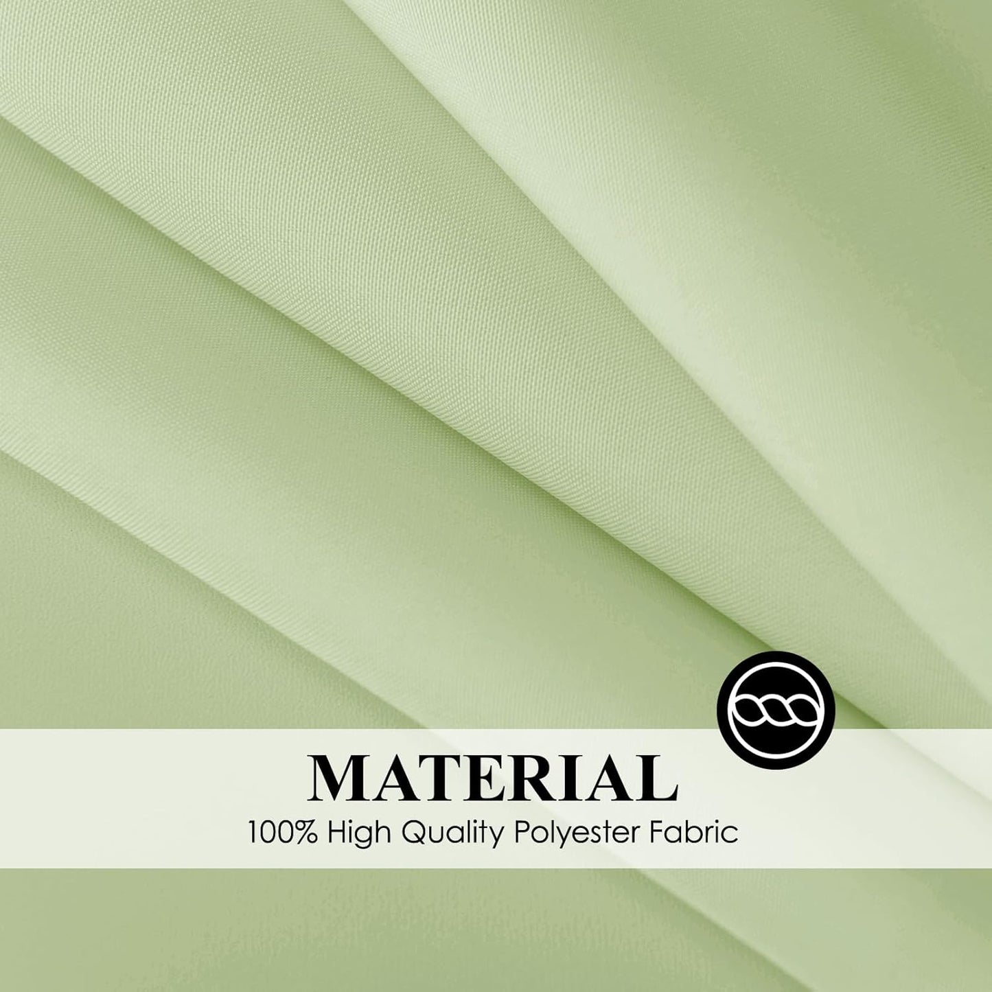 Rectangle Tablecloths 60x120 Inch 2 Pack Sage Green Tablecloth Washable Decorative Linen Polyester Table Cloths for Dining Table Banquets Buffet Parties and Wedding