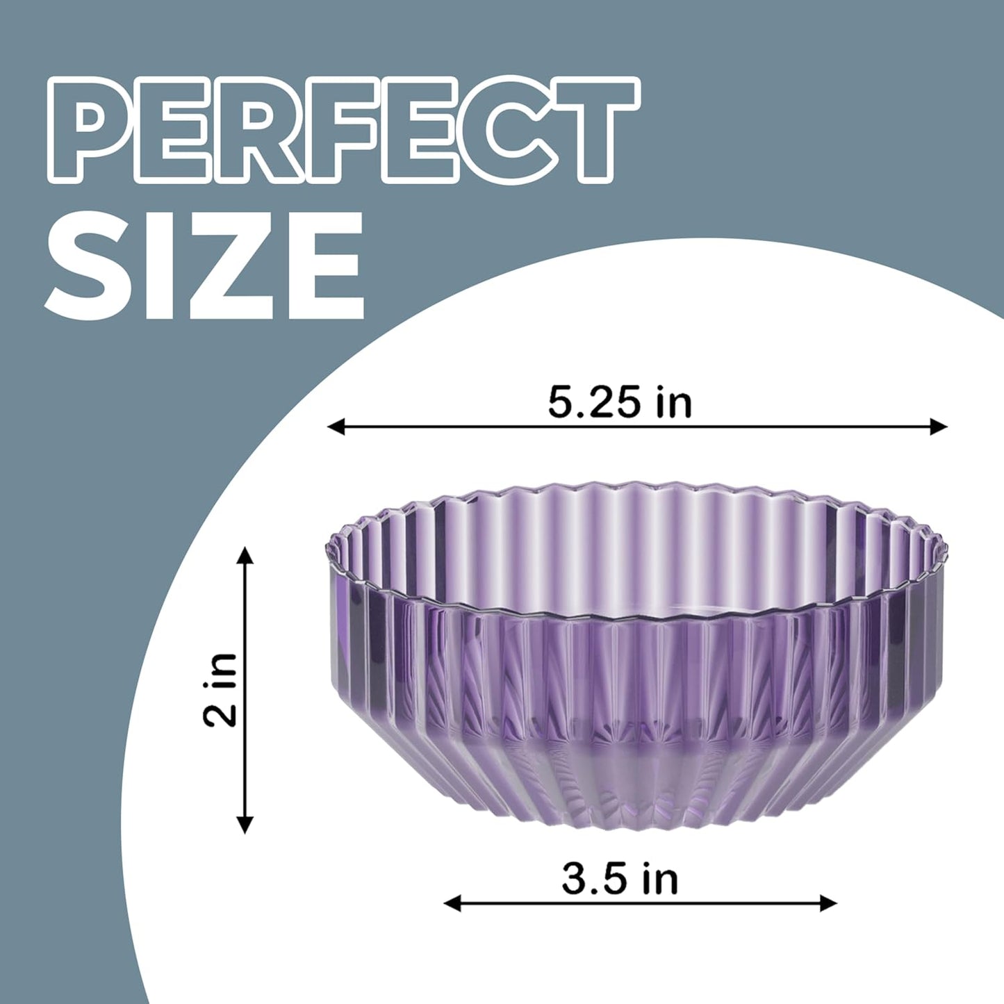 Exquisite Purple Plastic Bowls Disposable - 16 Oz - 20 Count - Disposable Soup Bowls - Great for Weddings Parties And Formal Occasions