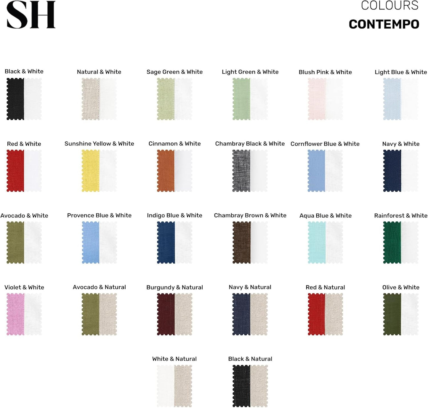 Solino Home Linen Table Runner 120 Inches Long - 100% Pure Linen Cinnamon and White Dining Table Runner 14 x 120 Inch - Contempo - Fall, Autumn, Halloween, Thanksgiving