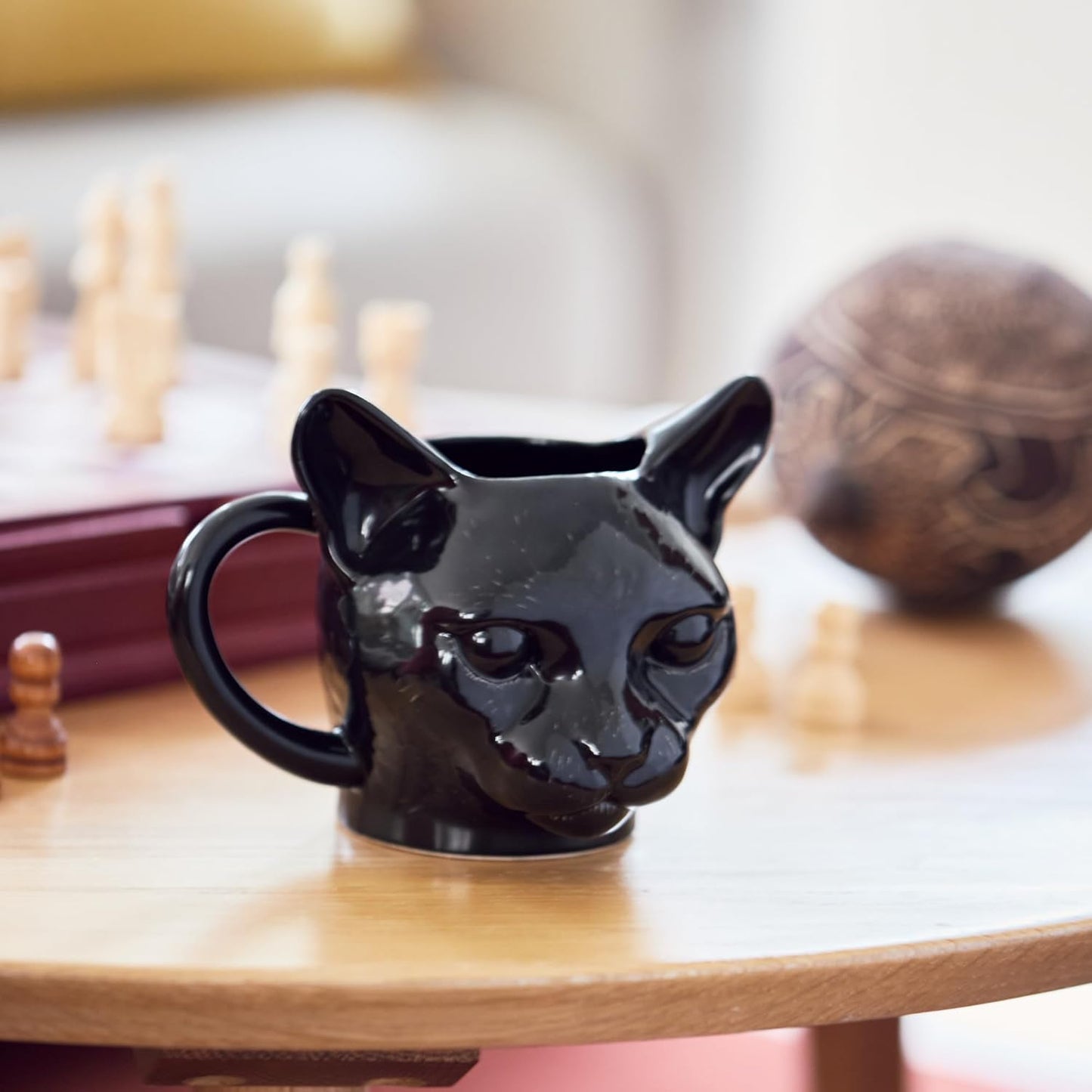 3D Cat Mug - Cute ceramic Coffee Cup for Cat Lovers, Unique shaped design 11 oz