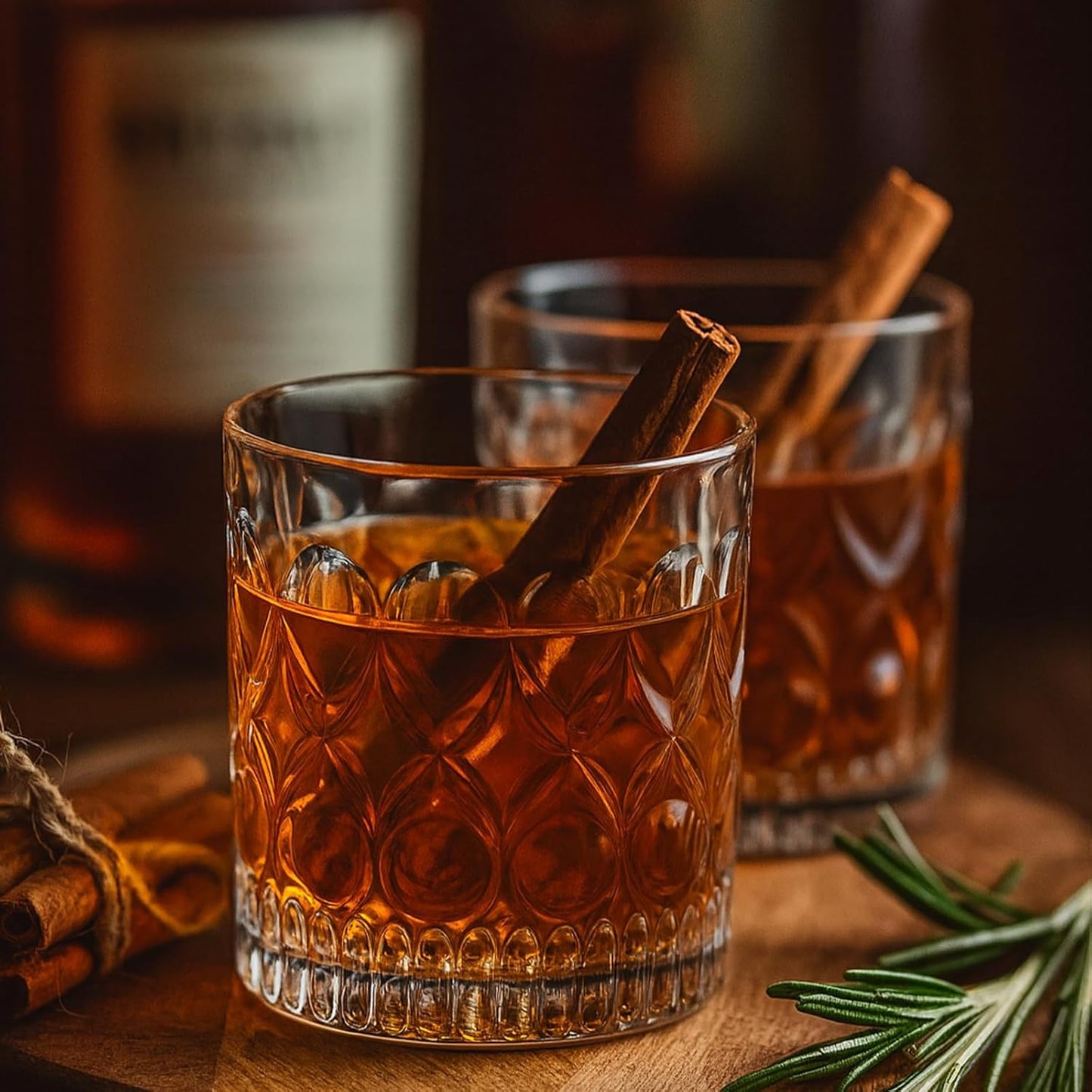 YULEER Drinking Glasses Set of 8, Glassware Drink Set, 4pcs 12oz Highballs and 4pcs 10oz Whiskey Glasses, Crystal Glass Cups Dishwasher Safe for Juice, Cocktail, Beer, and other Beverages