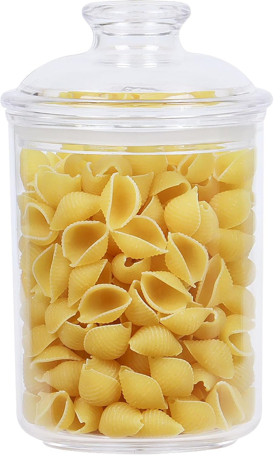 JOEY'Z 24oz Acrylic Airtight Candy Jar Cookie Jar - Candy Jars with Lids Apothecary Jars With Lids - Laundry Pods Container Laundry Pod Container