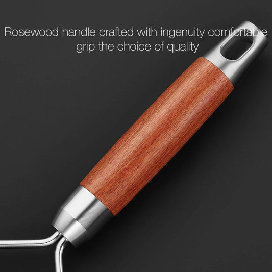 KULUNER Professional-Grade Lemon Zester with Fine Blades, Lightweight Cheese/Vegetable Grater, Solid Wood Handle Design - Rust-Resistant, Durable, Essential Kitchen Tool （A2）