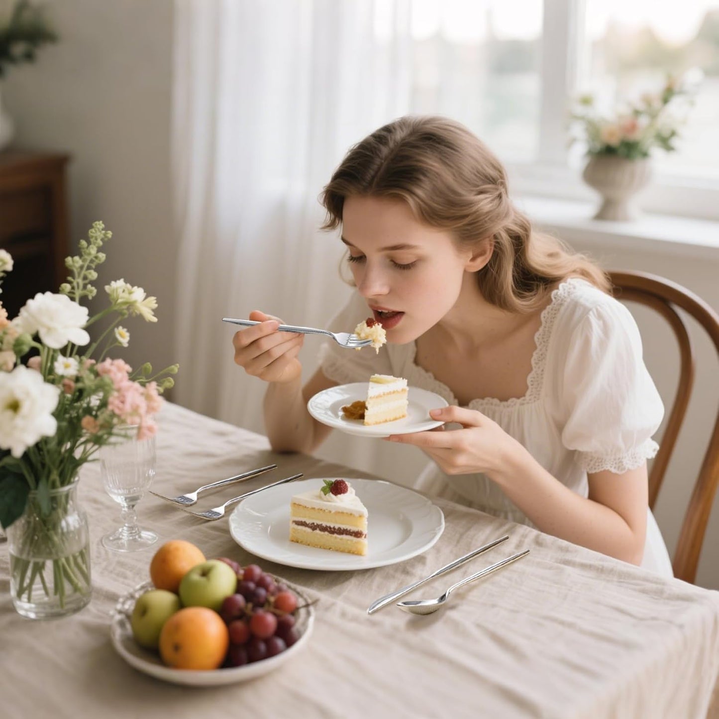 Rubtlamp 90Pcs Silver Plastic Silverware, Silver Plastic Utensils, Plastic Cutlery Include 30 Knives, 30 Forks and 30 Spoons, Silverware Heavy Duty For Party, Wedding