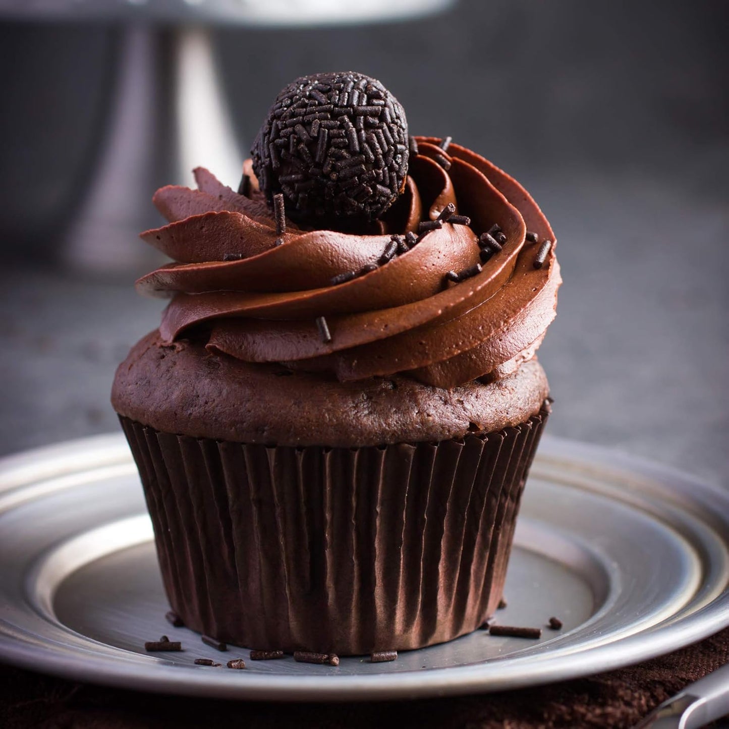 Eoonfirst Standard Size Baking Cups Halloween Day Cupcake Liners 200 Pcs (Black)