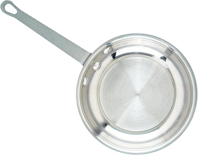 Winco Commercial-Grade Aluminium Fry Pan/Skillet, Mirror Finish, 7"