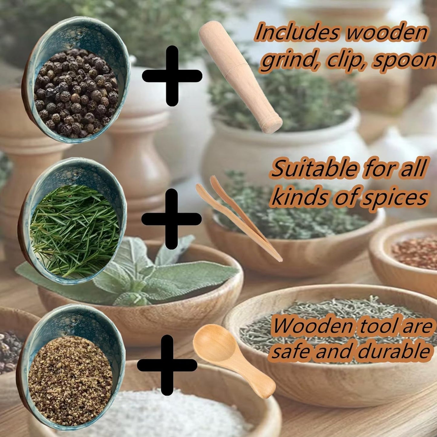 Herb Stripper Bowl, Handmade Ceramic Herb Peeling Bowl, Multiple Hole Sizes for Easy Leaf and Stem Separation, Durable and Dishwasher Safe Herb Stripping Tool for Kitchen Cooking-Green