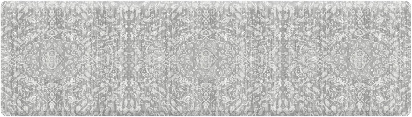 House of Noa Nama Standing Mat – Anti-Fatigue Cushioned Kitchen Mats for Floor | Ergonomic Bounce-Back Foam Kitchen Mats | Anti-Fatigue Mats for Kitchen & Standing | Emile Earl Grey | 30" x 108"