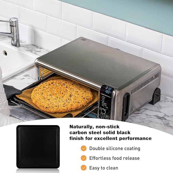 Professional 13" × 13" Baking Sheet, Cookie Sheet Pan, Nonstick Bakeware for SP101, SP100, SP1001C, SP201 Foodi Air Fry Oven, Sheet Pan for Foodi 8-in-1 Air Fry Oven, Non-Stick Pan for SP100