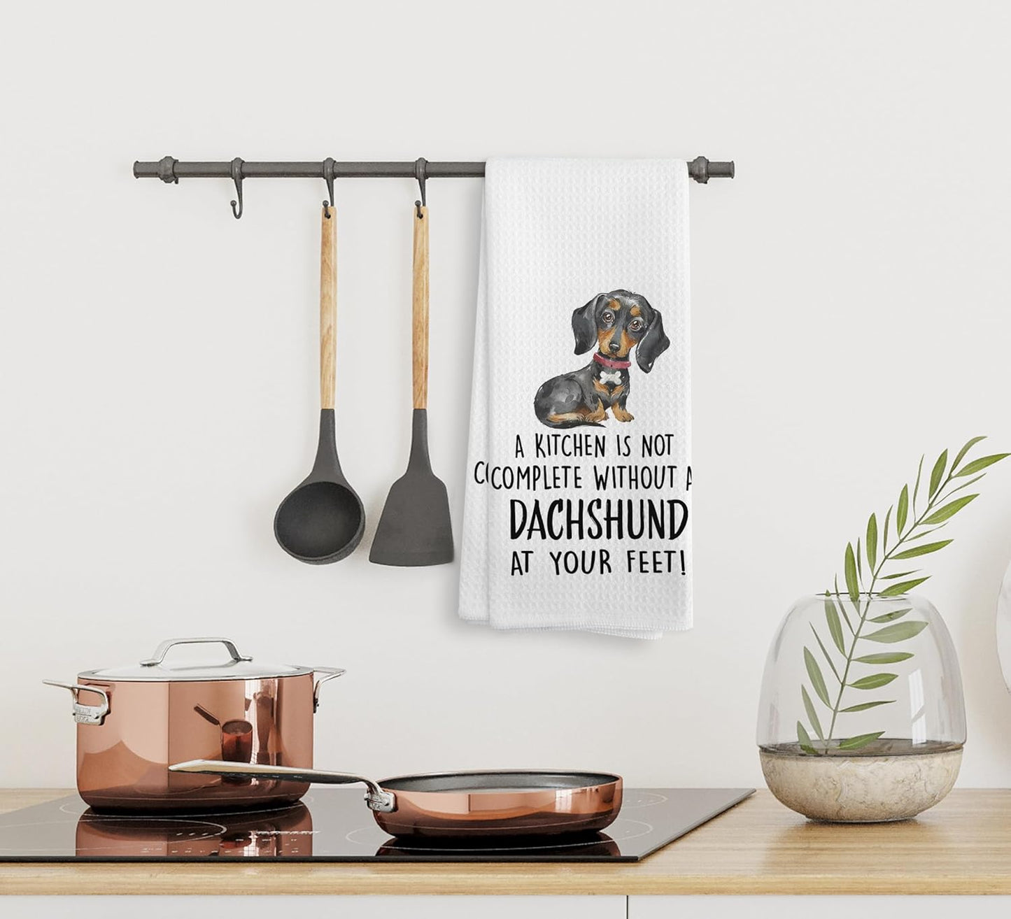 Dachshund Kitchen Towels and Dishcloths, Dachshund Gifts for Women, Dachshund Decor, Wiener Dog Gifts for Women, Dog Gifts Drying Cloth Hand Towels Tea Towels for Bathroom Kitchen, 16×24 Inches