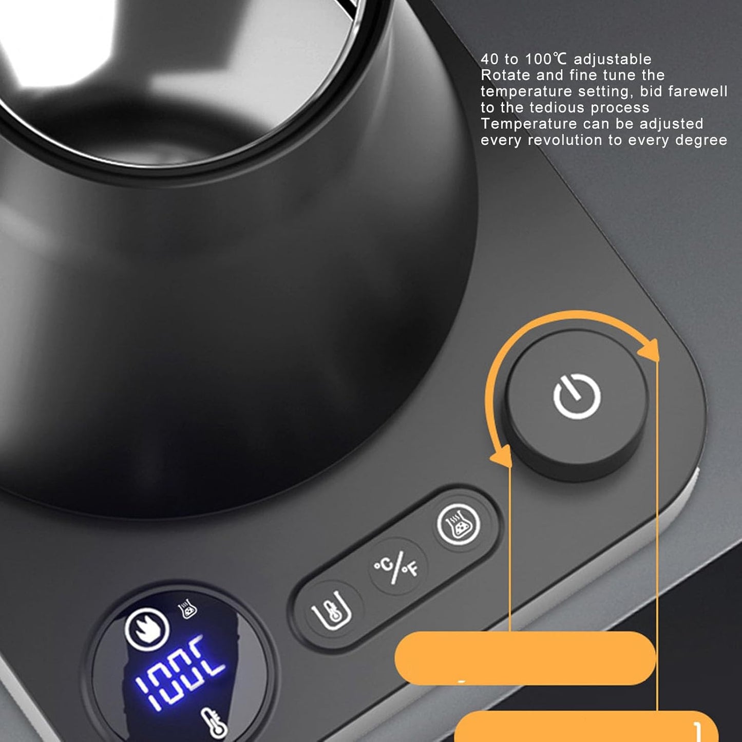 Gooseneck Electric Kettle, Electric Tea Kettle, Hot Water Kettle Electric, Electric Kettle Temperature Control, Teapot for Boiling Water Coffee