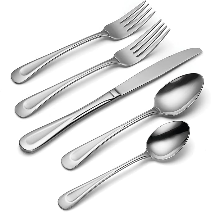 Oneida Satin Sand Dune 20-Piece Flatware Set, Service for 4