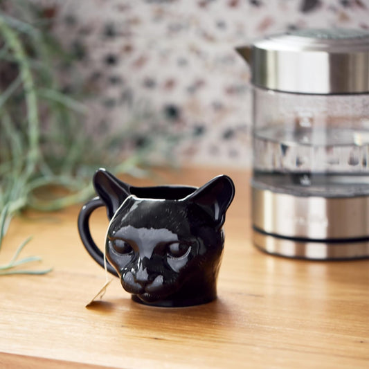 3D Cat Mug - Cute ceramic Coffee Cup for Cat Lovers, Unique shaped design 11 oz