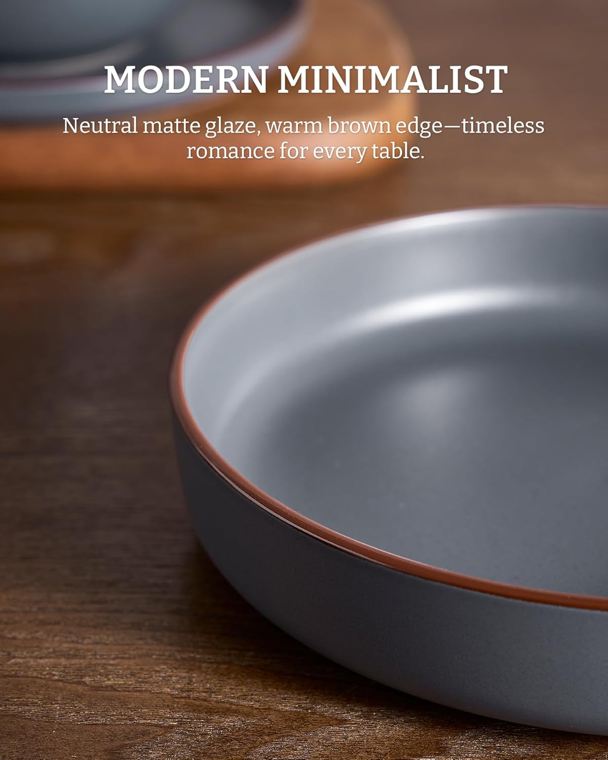 famiware Mercury Pasta Bowls Set of 8, 33 oz Large Salad Bowls, Ceramic Pasta Plates Bowls, Serving Bowls for Kitchen, Microwave & Dishwasher Safe, Multi-color