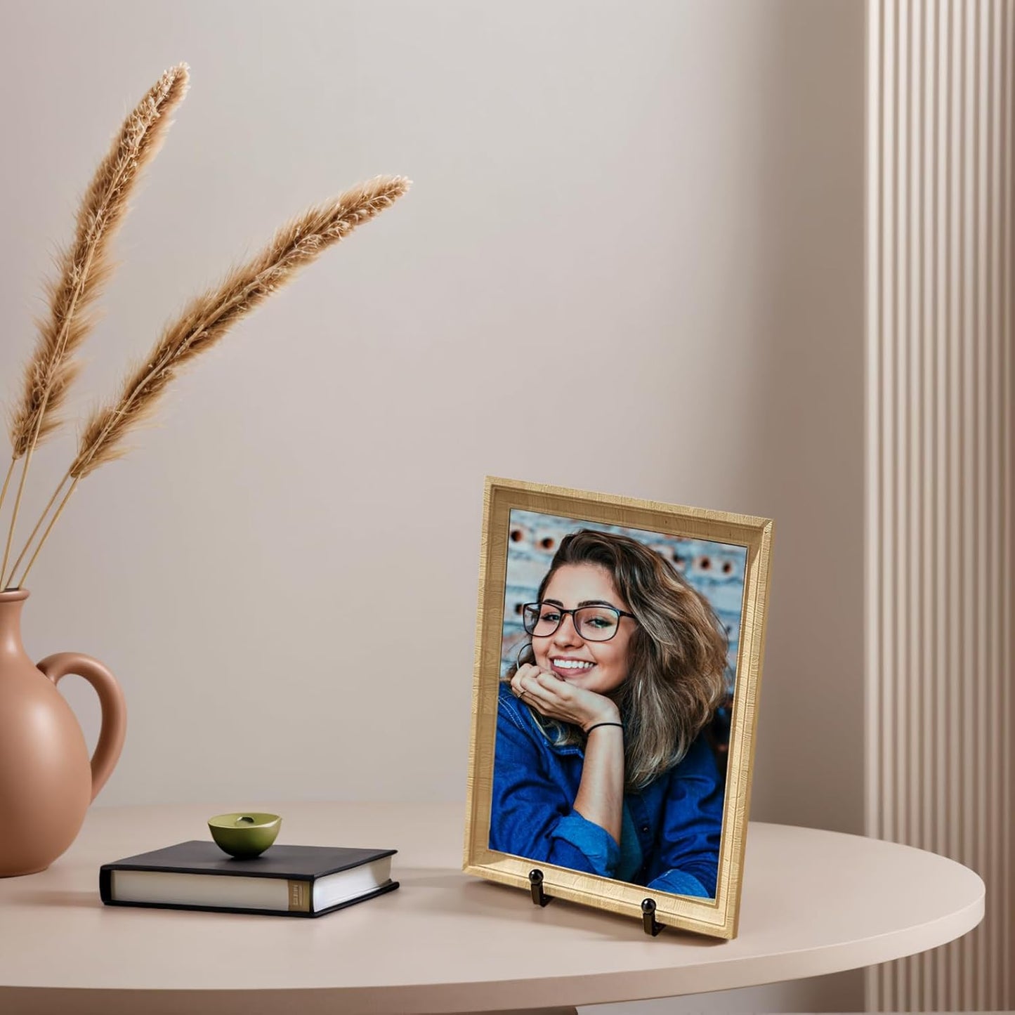 3 Packs 6 Inch Plate Stands for Display,Table Top Picture Stands,Small Black Metal Frame Holder for Plates, Photos, Books,Decor