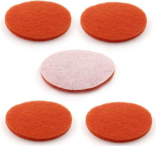 Heavy Duty Scour Pads, Non-Scratch Scrub Sponges, ULIFESTAR 5PCS Dish Scrubber Scouring Pads, Dual-Sided Reusable Household Scrub Pads for Dishes,Dish Cleaning Tool,Kitchen Scrubbers & Metal Grills