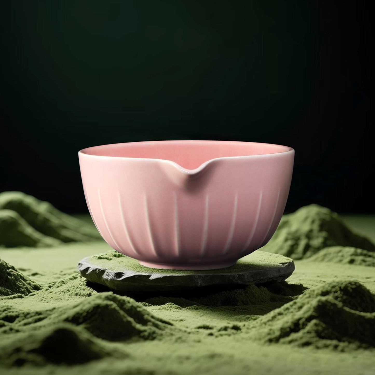 Matcha Whisk Set 7 Pcs - Ceramic Matcha Set with Bowl, Whisk, Holder, Bamboo Scoop, Rest, Sifter, and Tea Towel – Elegant Matcha Kit Gift for Women