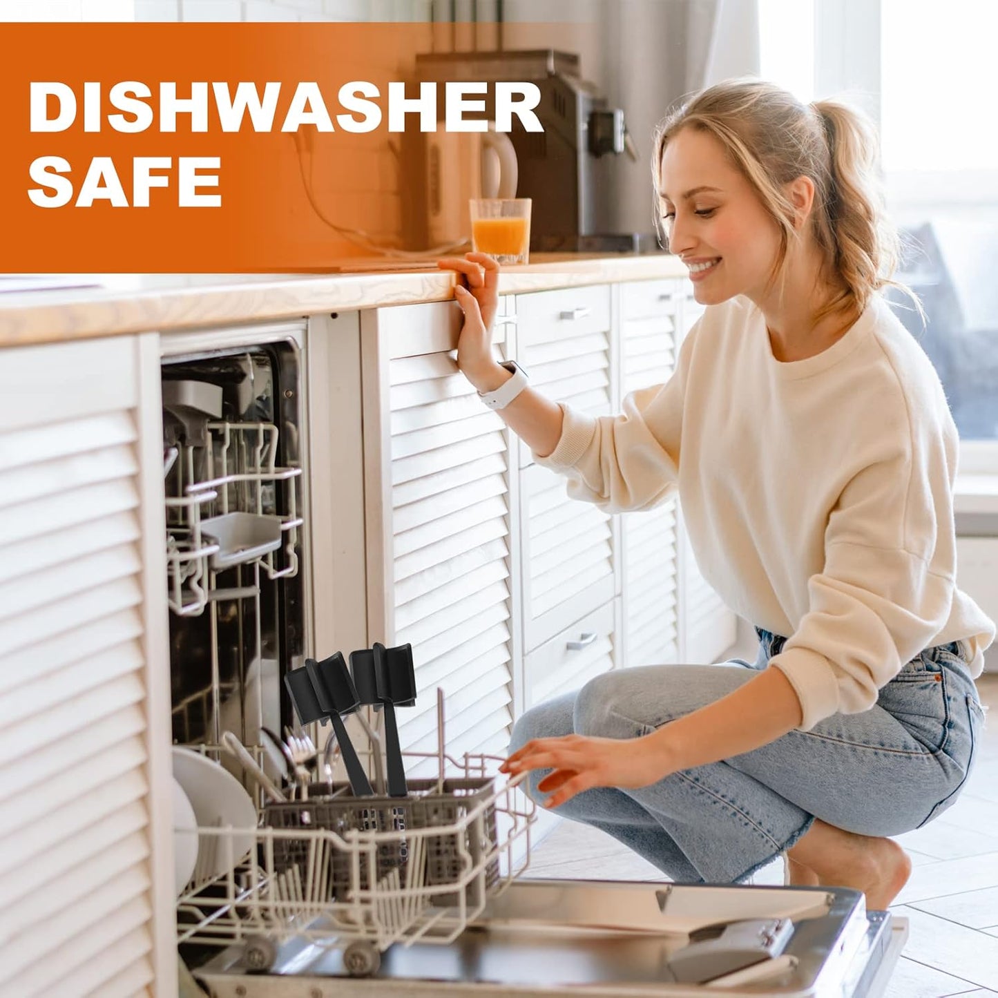 2 Pack Meat Chopper, Heat Resistant Meat Masher for Ground Beef, Hamburger Nylon Hamburger Meat Smasher Beef Chopper, Mix and Chop Kitchen Tool and Meat Browning Utensil