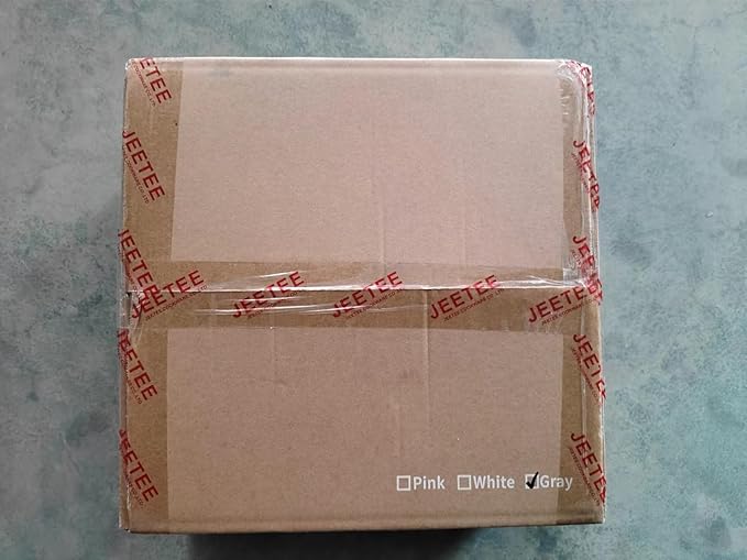 JEETEE Nonstick Frying Pans Set, Nonstick Omelette Skillet Set 3 Pcs, 8" 9.5" 11" Granite Non-Stick Frying pan with Bakelite Handle, Compatible with All Stovetops (Gas, Electric & Induction), Grey