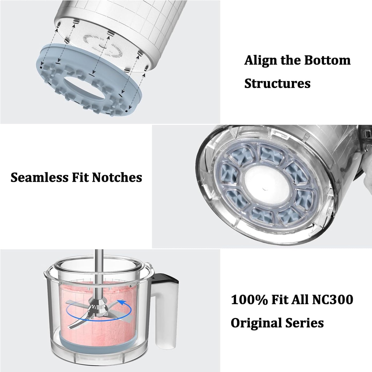 for Ninja Creami Containers, Compatible with NC299AMZ & NC300s Series Creami Ice Cream Makers, 16OZ Creami and Lids 4 Pack, Extra Cups Replacement for Ninja Creamy Pints, Airtight Dishwasher Safe