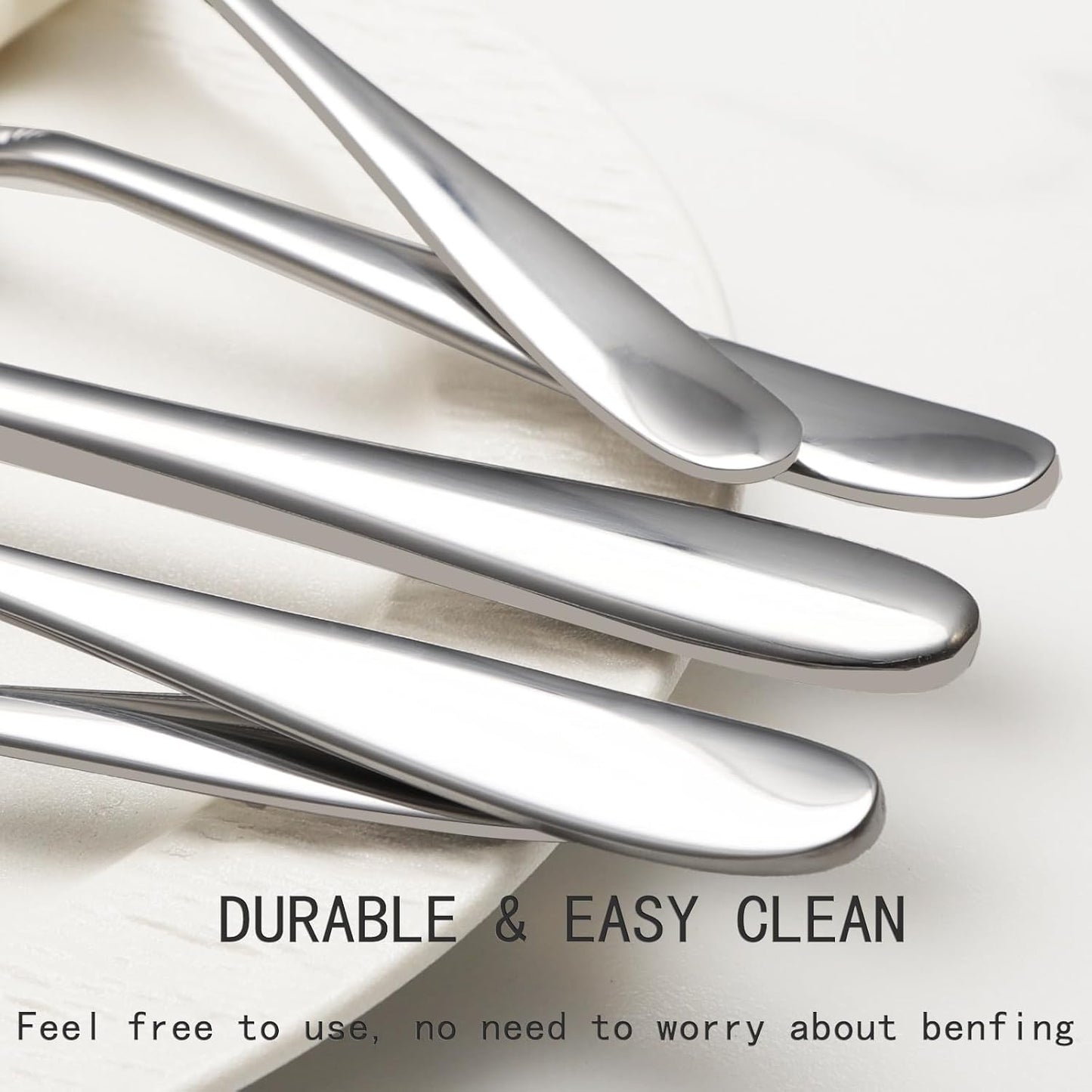 20-Piece Silverware Set, Flatware Set for 4, Food-Grade Stainless Steel Tableware Cutlery Set, Mirror Finished Utensil Sets for Home Restaurant, Forks Spoons and Knives Set, Dishwasher Safe