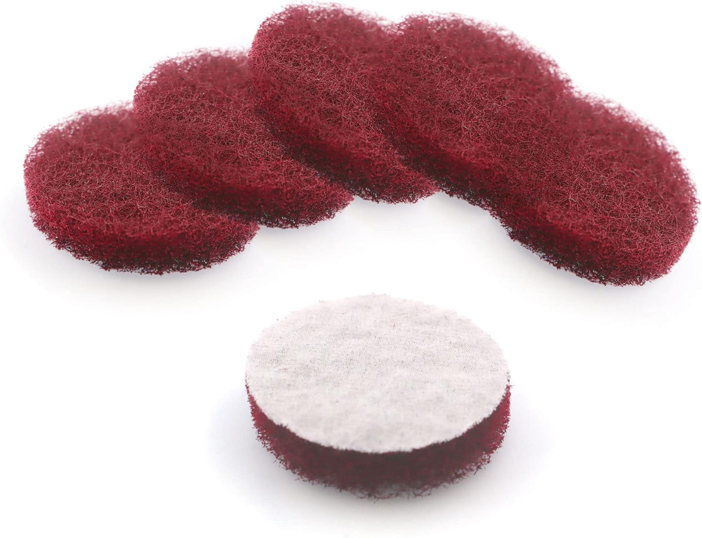 Heavy Duty Scour Pads, Non-Scratch Scrub Sponges, ULIFESTAR 5PCS Dish Scrubber Scouring Pads, Dual-Sided Reusable Household Scrub Pads for Dishes,Dish Cleaning Tool,Kitchen Scrubbers & Metal Grills