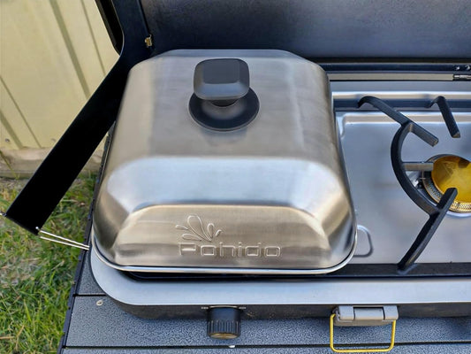 Square Basting Cover 10 Inch,Griddle Accessories for Blackstone,555 Medium Stainless Steel Heavy Duty Cheese Melting Dome and Steaming Cover, Best for Use in Flat Top Grill BBQ Cooking Indoor Outdoor