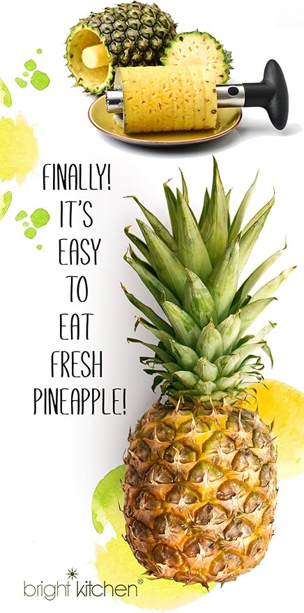 2 Pack Pineapple Slicers Corer Tools Stainless Steel Remove Peel Cut