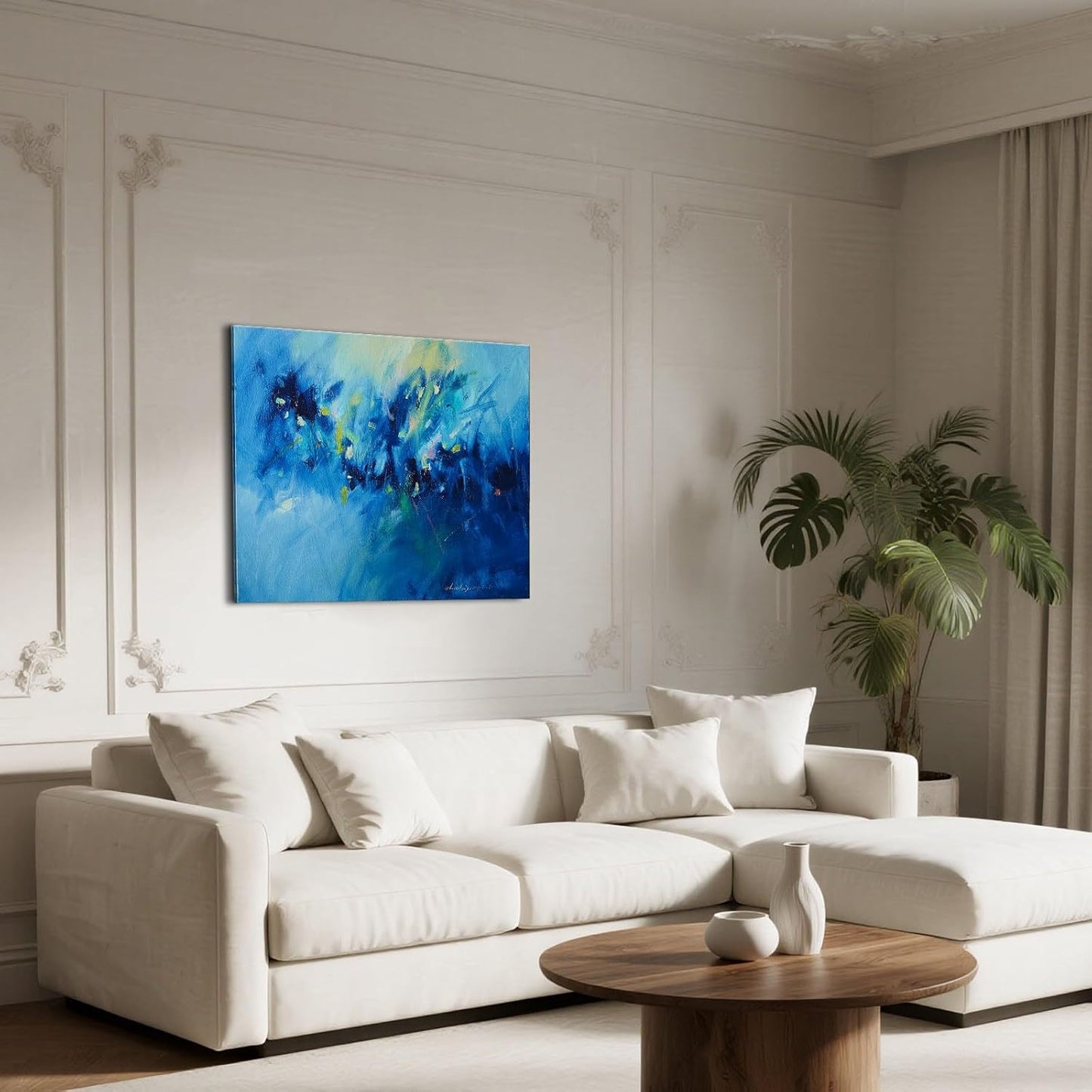 Gloliv Canvas Wall Art for Living Room – Abstract Wall Decor Painting, Artist-Authorized Reproduction Print – Modern Canvas Prints for Office, Bedroom, Bathroom & Kitchen Home Decor 32"x24"