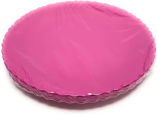 Mintra Home Curly Collection (11.75in Large Plate 6pk, Fuchsia)